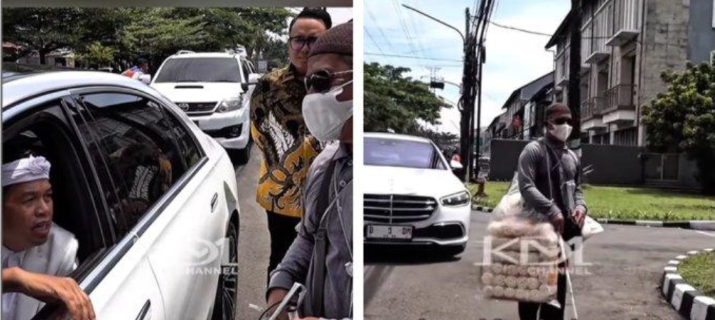 Curhat Pedagang Tunanetra yang Ditipu Bikin Dedi Mulyadi Menangis dan Bantu Uang Kuliah Anak